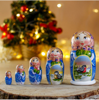Winterlandschaft mit Gimpel